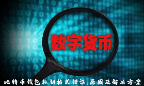 
比特币钱包私钥格式错误：原因及解决方案